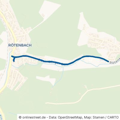 Rötenberger Straße Alpirsbach Rötenbach 