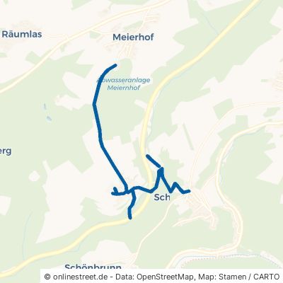 Gottsmannsgrüner Weg Schwarzenbach am Wald Schwarzenstein 