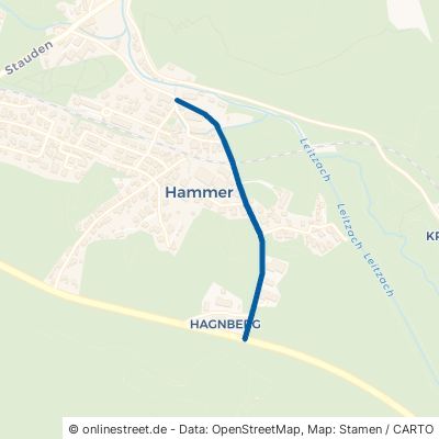 Hagnbergstraße Fischbachau Hammer 