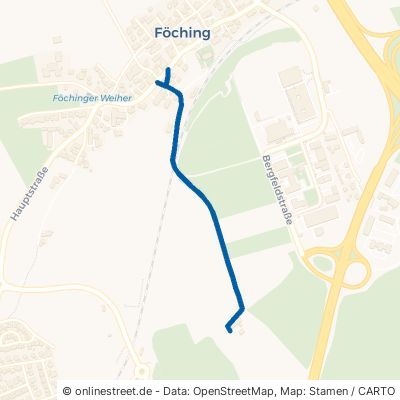 Flurstraße Holzkirchen Föching 