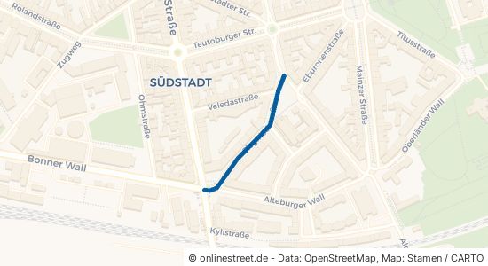 Siegfriedstraße Köln Neustadt-Süd 