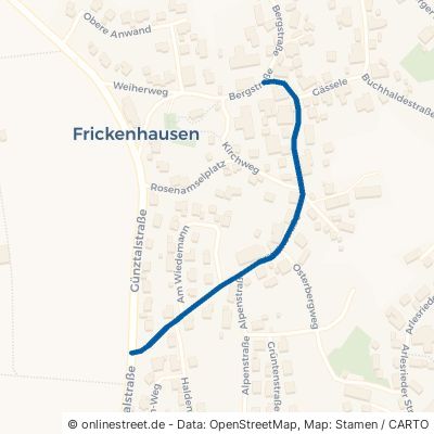 Vöhlinstraße Lauben Frickenhausen 
