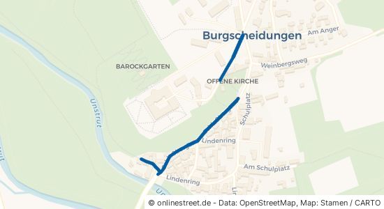 Schloßbergstraße Laucha an der Unstrut Burgscheidungen 