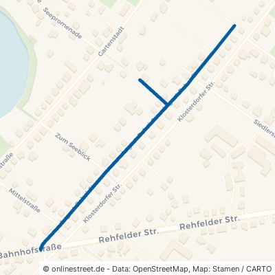 August-Bebel-Straße Rüdersdorf Hennickendorf 