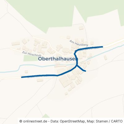 Endersbachstraße Ludwigsau Oberthalhausen 