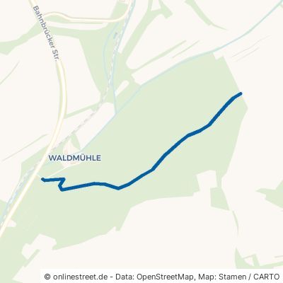 Mühlwaldweg Kraichtal Menzingen 