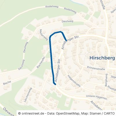 Köhlerweg 59581 Warstein Hirschberg 