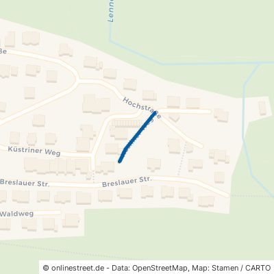 Kösliner Weg Lennestadt Altenhundem 