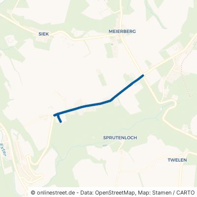 Drömscher Straße Extertal Meierberg 