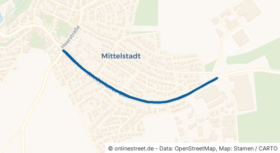 Riedericher Straße Reutlingen Mittelstadt 