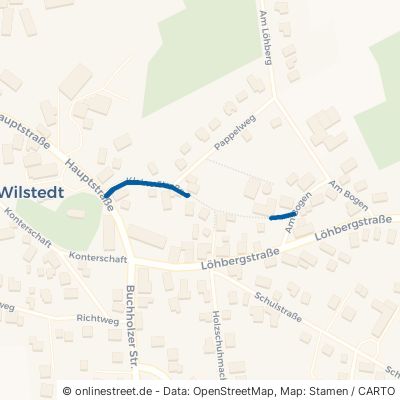 Kleine Straße Wilstedt 