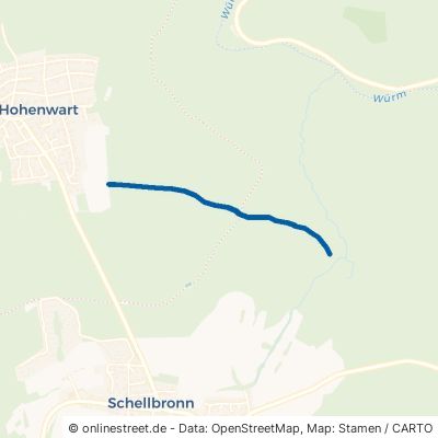 Hamberger-Tor-Weg Pforzheim Hohenwart 