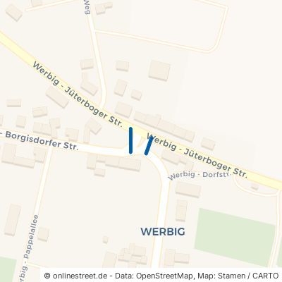 Borgisdorfer Straße Niederer Fläming Werbig 