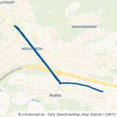 Stadtrodaer Straße Sulza Rutha 