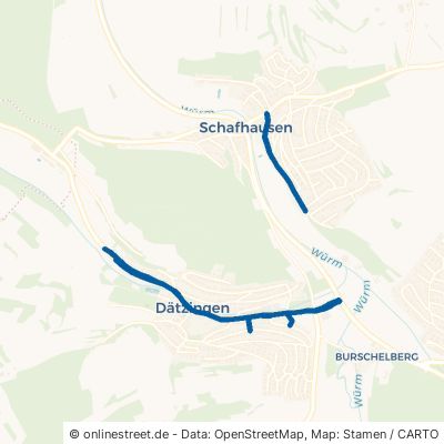 Döffinger Straße Weil der Stadt Schafhausen 