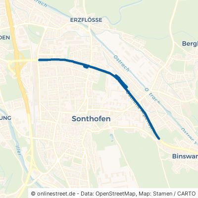 Östliche Alpenstraße Sonthofen 