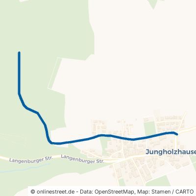 Neuer Weg Braunsbach Jungholzhausen 