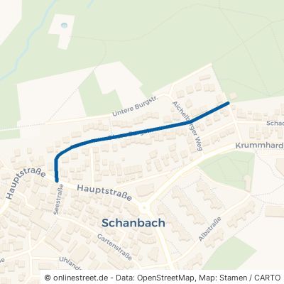 Obere Burgstraße Aichwald Schanbach 