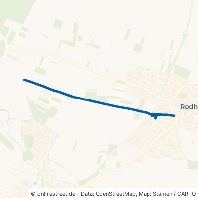 Mühlweg Rosbach vor der Höhe Rodheim 