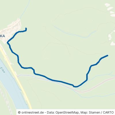 Grenzweg Bad Schandau Ostrau 