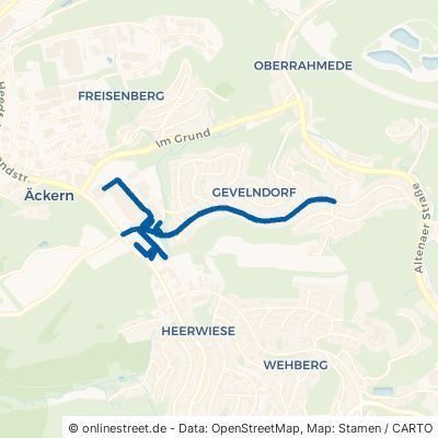 Brockhauser Weg Lüdenscheid Gevelndorf 