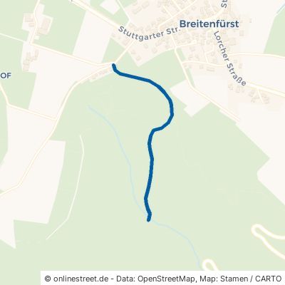 Wasenweg Welzheim Breitenfürst 
