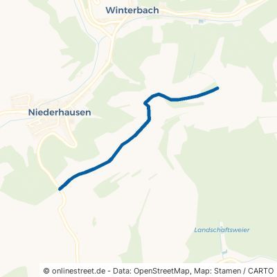 Radweg-Battweiler-Schmitshausen Winterbach 