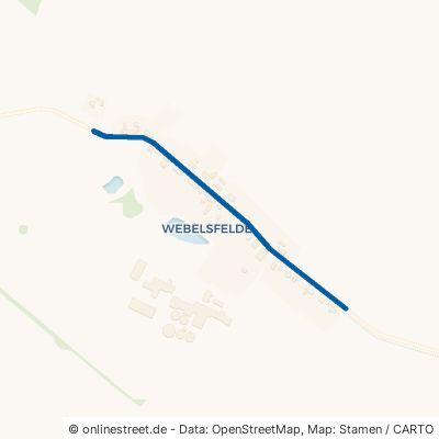 Dorfstraße Webelsfelde Mühlen Eichsen 