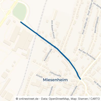 Andernacher Straße Andernach Miesenheim 