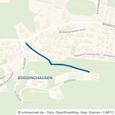Hohlweg Plettenberg Böddinghausen 