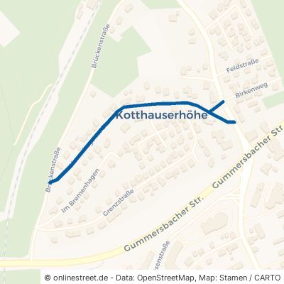 Herreshagener Straße Marienheide Kotthausen 