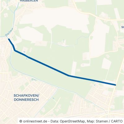 Neuenbrücker Weg Delmenhorst Schohasbergen 