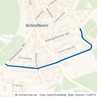 Ringstraße Glashütten Schloßborn 