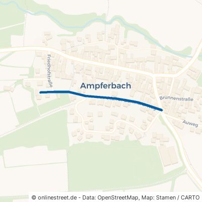 Pfarrer-Burkhard-Weg Burgebrach Ampferbach 