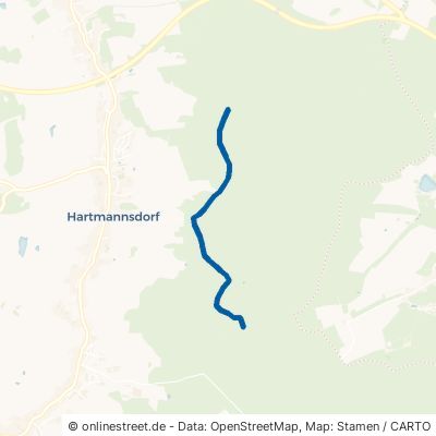 Schurichtweg Hartmannsdorf bei Kirchberg 