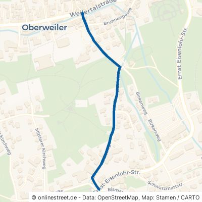 Oberer Kirchweg Badenweiler 