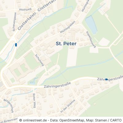 Zähringer Straße Sankt Peter 