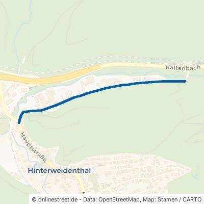 Wartbachstraße Hinterweidenthal Kaltenbach 