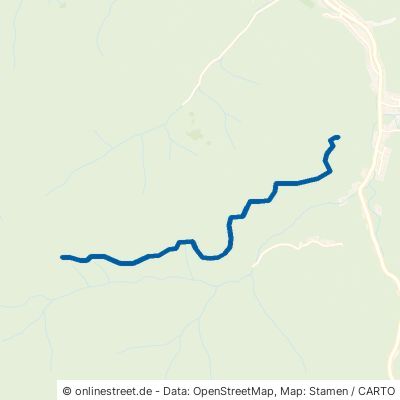 Bannwaldweg Münstertal Untermünstertal 