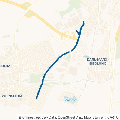Weinsheimer Straße Worms Innenstadt 