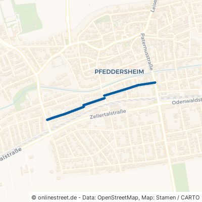Gabelsbergerstraße Worms Pfeddersheim 