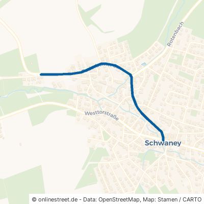Paderborner Straße Altenbeken Schwaney 