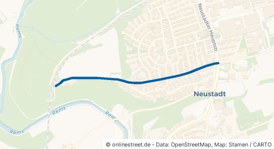 Schneiderweg Waiblingen Neustadt 