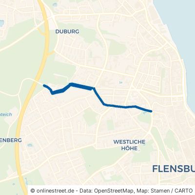Marienhölzungsweg Flensburg Westliche Höhe 