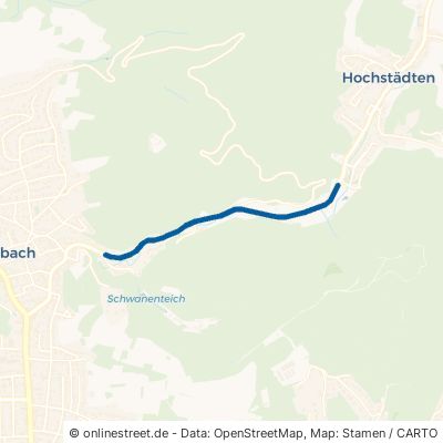 Mühltalstraße Bensheim Hochstädten 