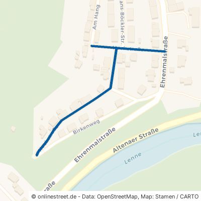 Hochstraße Nachrodt-Wiblingwerde Obstfeld-Langenstück 