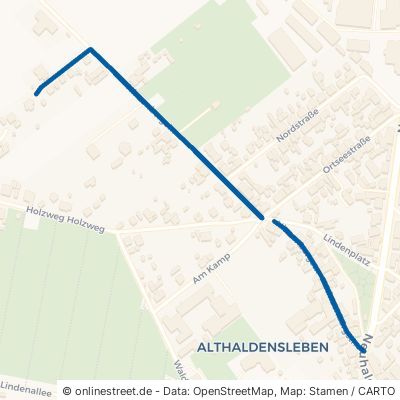 Hinzenbergstraße Haldensleben Althaldensleben 