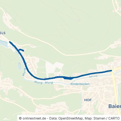 Ruhesteinstraße Baiersbronn Obertal 