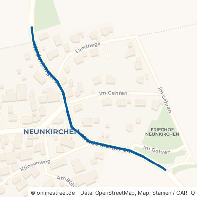 Waldenburger Straße Michelfeld Neunkirchen 