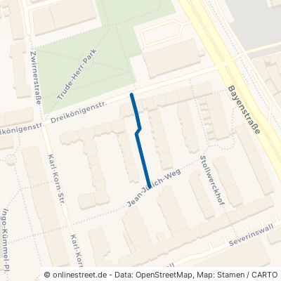 Arnold-Overzier-Straße Köln Altstadt-Süd 